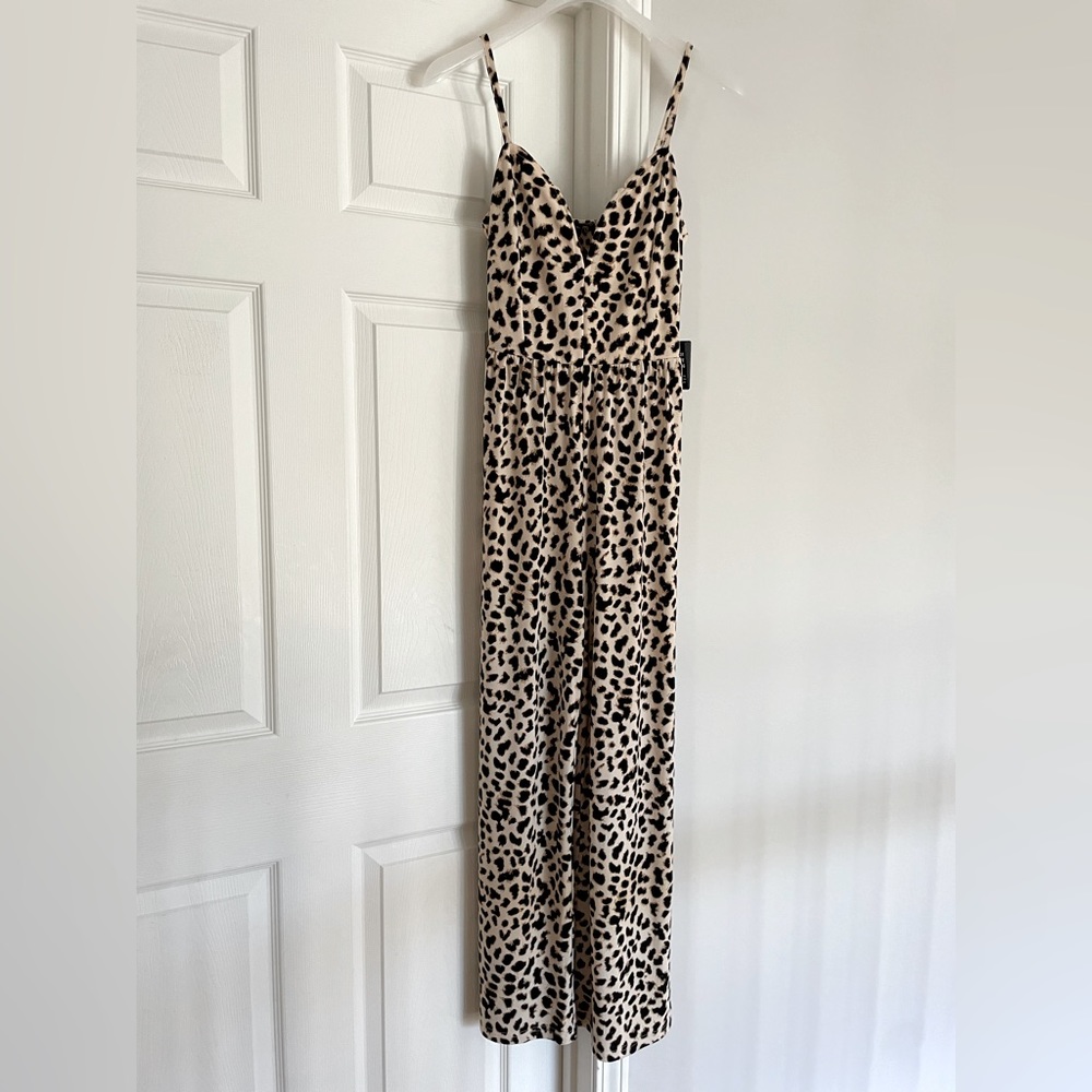 Express Leopard Jumpsuit